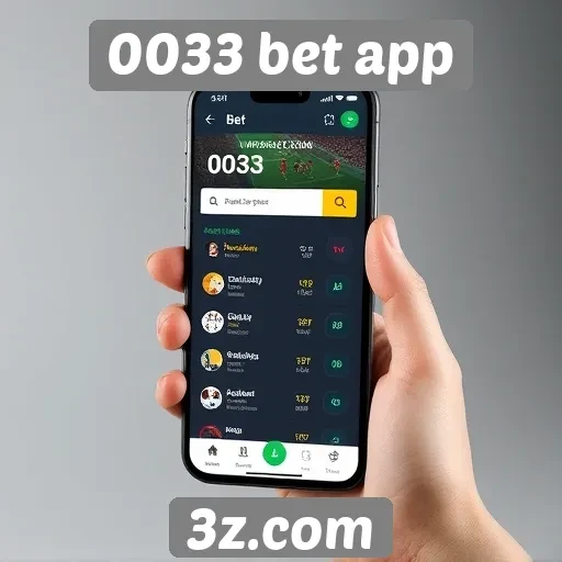 Avaliação da interface do usuário do 0033 bet app